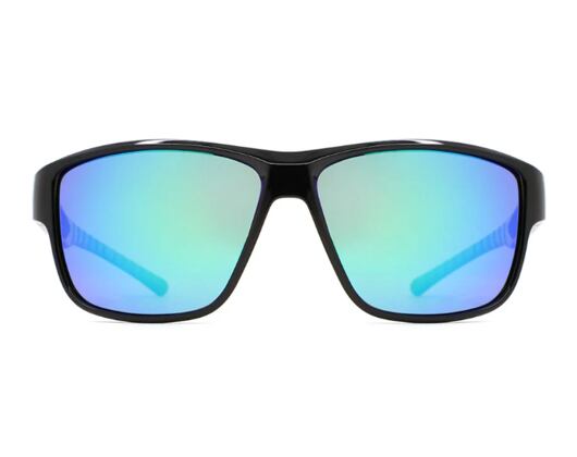 Sunglasses Red Bull Spect - Chess-04P Shiny Black / Smoke / Purple-Green Mirror