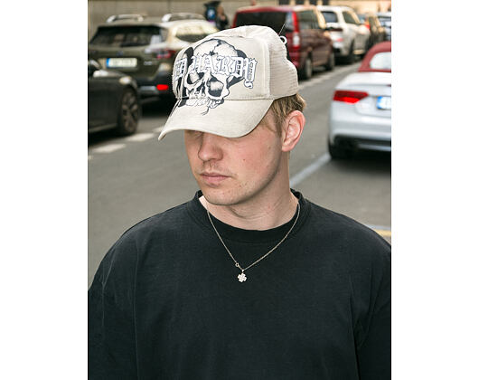 Cap Ed Hardy - Gothic Skull Tab 5 Panel Trucker Cap - Dove