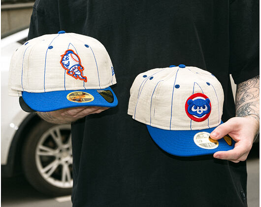 Cap New Era - MLB Retro Linen Pinstripe 59FIFTY Retro Crown - NY Mets - Team Color