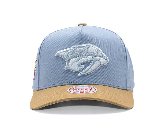 Cap Mitchell & Ness  - NHL Frosted Peak - Pro Pinch Snapback - Nashville Predators - Blue/Green