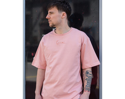 Tee Karl Kani - Small Signature Essential Tee Pink