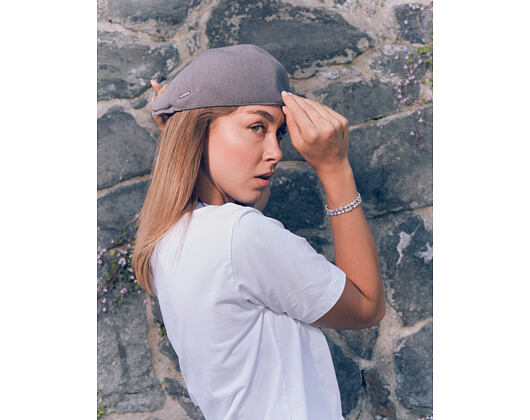 Kangol Bamboo 507 6736BC-CH011 Charcoal Flat Cap