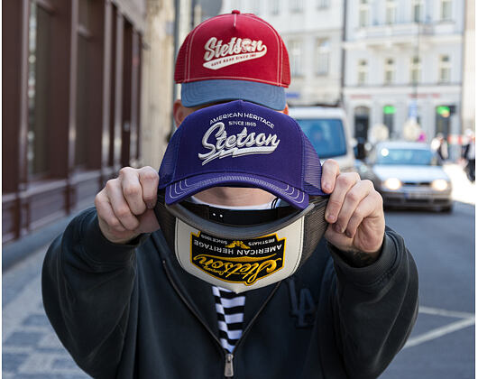 Cap Stetson - Baseball Match Trucker - Red / Navy