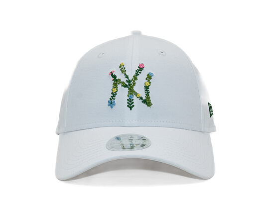Womens Cap New Era - MLB Floral Infill 9FORTY - NY Yankees - White