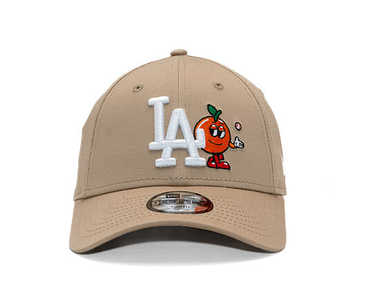 Kids Cap New Era - MLB Icon 9FORTY - LA Dodgers - Camel / White