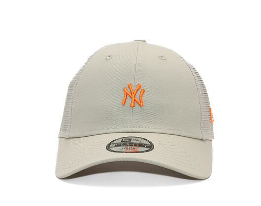 Kids Cap New Era - MLB Homefield 9FORTY Trucker - NY Yankees - Stone / Orange