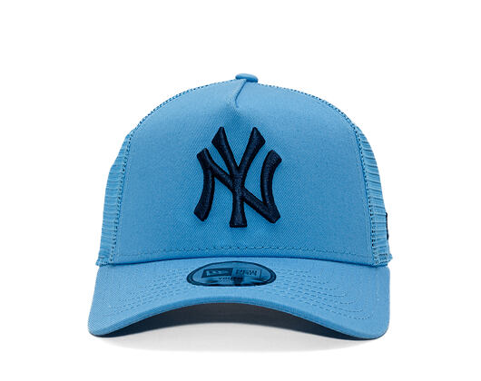 Kids Cap New Era - MLB Essential 9FORTY A-Frame Trucker - NY Yankees - Blue / Ocean Blue