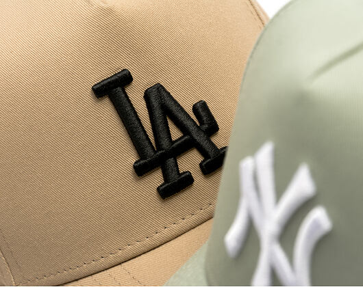 Cap New Era - MLB Essential 9FORTY A-Frame - LA Dodgers - Camel / Black
