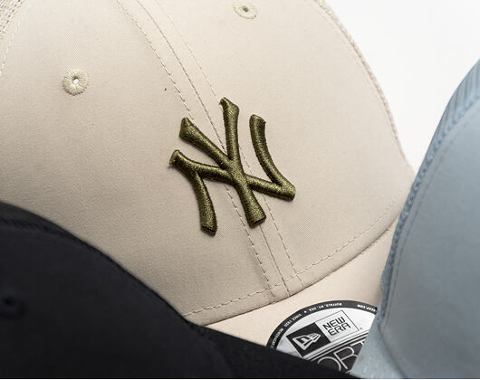 Cap New Era - MLB Midi Homefield 9FORTY Trucker - NY Yankees - Stone / New Olive