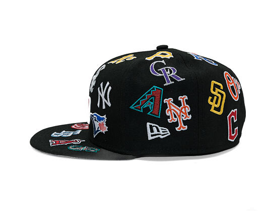 Cap New Era - MLB All Over Logo 59FIFTY - Black