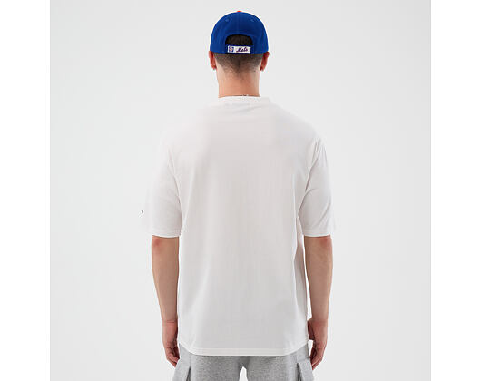 New Era - MLB Script Oversized Tee - NY Mets - White