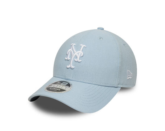 Cap New Era - MLB Linen 9FORTY M-CROWN - NY Mets - Sky Blue