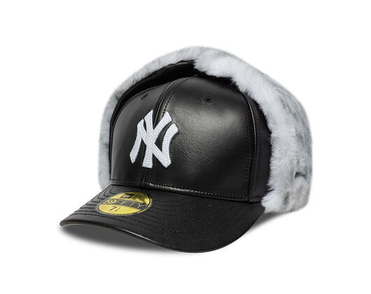Cap New Era - MLB Image Drop Faux Fur Dog Ear 59FIFTY - NY Yankees - Graphite