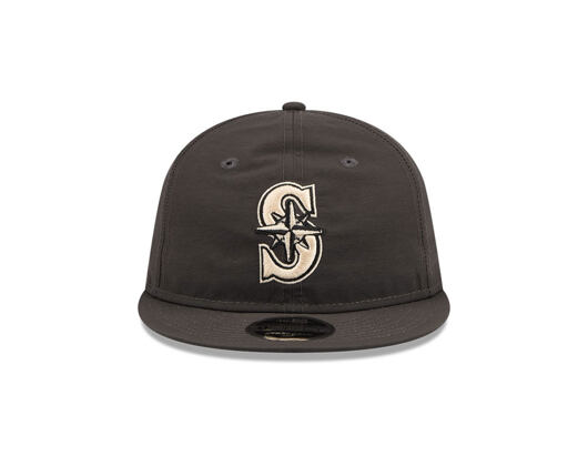 Cap New Era - MLB Nylon Ripstop 9FIFTY Retro Crown - Seattle Mariners - Black