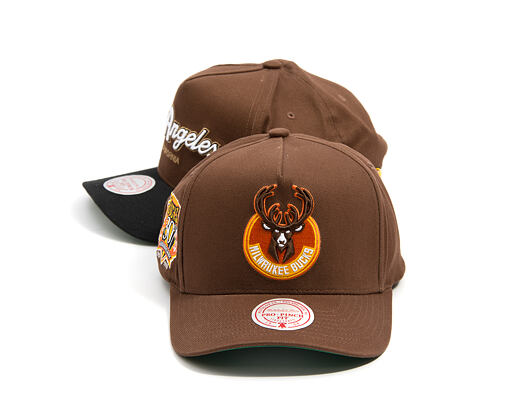Cap Mitchell & Ness - NBA - Chestnut Peak - Milwaukee Bucks - Brown
