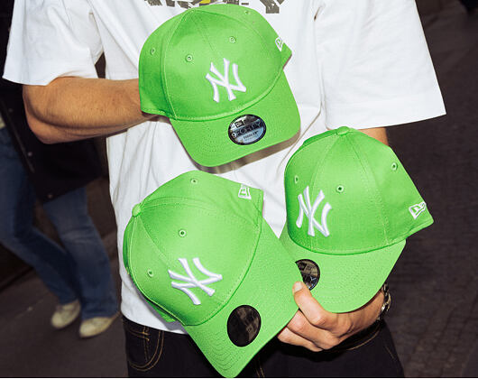 Kids Cap New Era - MLB Essential 9FORTY - NY Yankees - Green / White