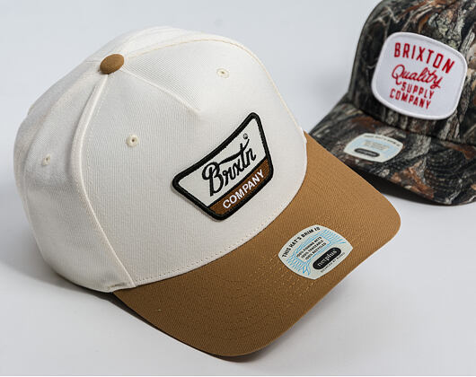 Cap Brixton - Linwood C Netplus Mp Snpk - Off White/Copper