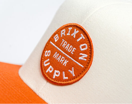 Cap Brixton - Oath Iii Snapback - Off White/Burnt Orange
