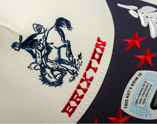 Cap Brixton - Rodeo C Np Mp Snapback - Off White/Navy