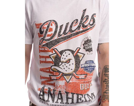 Tee New Era - NHL US Edit - Anaheim Ducks - White