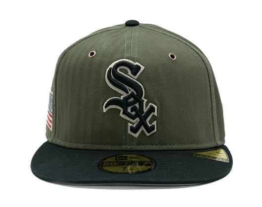 Cap New Era - MLB Three Looms "American Herringbone" 59FIFTY - Chicago White Sox - Team Color