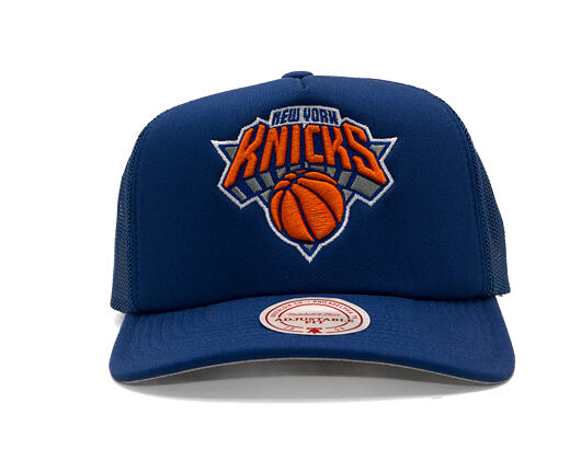 Cap Mitchell & Ness - Evergreen Trucker - NBA - New York Knicks - Blue