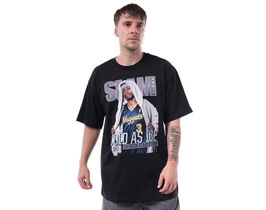 Tee Mitchell & Ness - Boxy Slam Tee - NBA - Denver Nuggets - Allen Iverson - Black