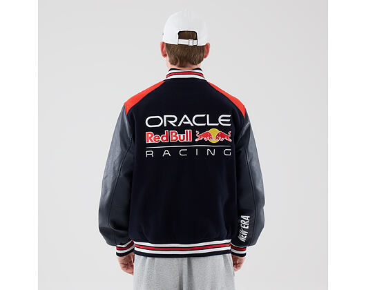 Jacket New Era - F1 Wordmark Varsity Jacket - RED BULL F1 - Navy Blue