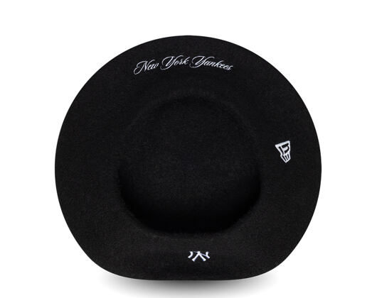 Womens Beret New Era - MLB Wool Script Beret - NY Yankees - Black