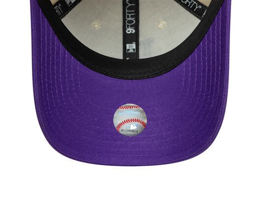 Kids Cap New Era - MLB League Essential 9FORTY - LA Dodgers - Cream / Purple