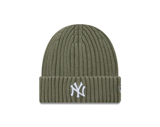 Beanie New Era - MLB Washed Beanie Medium Knit - NY Yankees - New Olive