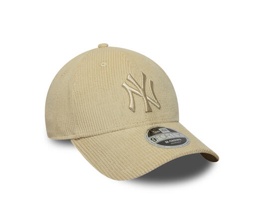 Cap New Era - MLB Cord 9FORTY M-CROWN - NY Yankees - Stone
