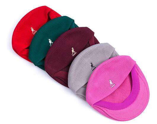 Kangol Tropic 504 Ventair Burgundy 0290BC-BR605 Flat Cap