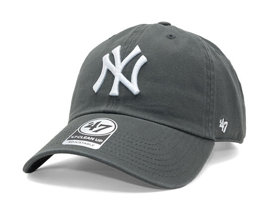 '47 Brand New York Yankees Clean Up Dark Grey Strapback Cap