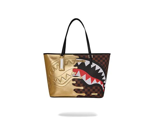Bag Sprayground - Sharks In Paris Gold Drip Tote