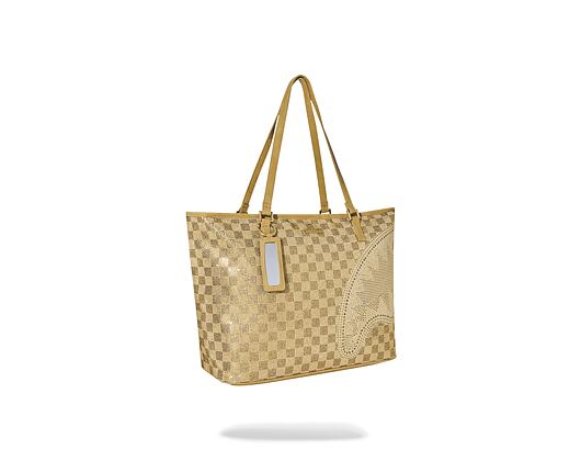 Bag Sprayground - 2 Tone Gold Trinity Tote