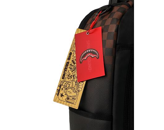 Backpack Sprayground - Brown Check Ghost Drip Backpack
