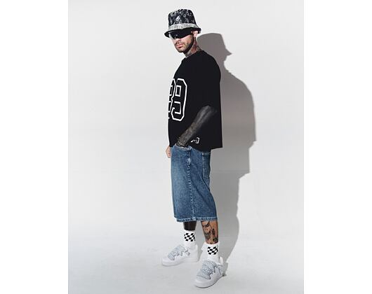 Bucket Hat Kangol - TRENDS PACK - Denim Mashup Bucket - Black Topstitch