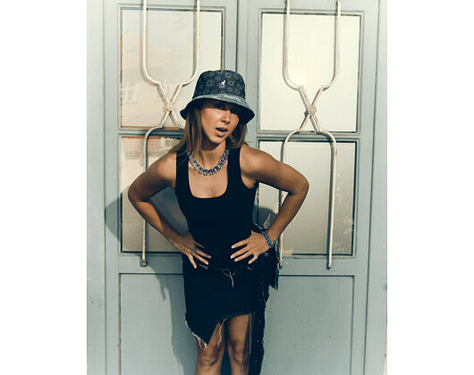 Bucket Hat Kangol - TRENDS PACK - Denim Mashup Bucket - Blue Picnic
