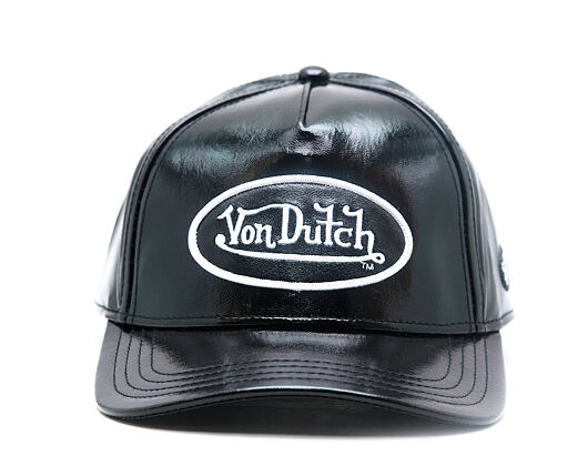 Womens Cap Von Dutch - Baseball - Vinyl Patch - Black
