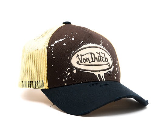 Cap Von Dutch - Baseball - Print & Embroidery - Yellow / Brown
