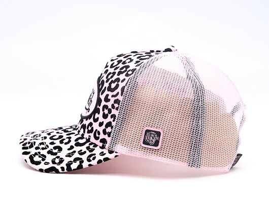 Womens Cap Von Dutch - Baseball - Velvet Print Embroidery - Pink / Camo