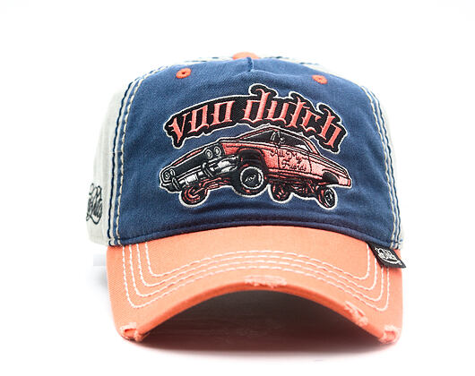 Cap Von Dutch - Baseball - Embroidery - Orange / Navy