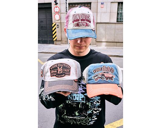 Cap Von Dutch - Baseball - Embroidery - Red / Navy