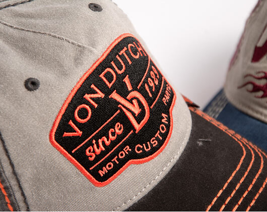 Cap Von Dutch - Baseball - Embroidery - White / Navy