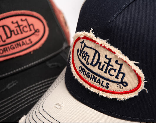 Cap Von Dutch - Baseball - Vintage Distressed - Black / Grey