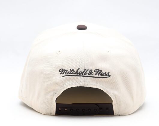 Cap Mitchell & Ness - NBA Brown And Cream Pro Snapback - New York Knicks - Cream