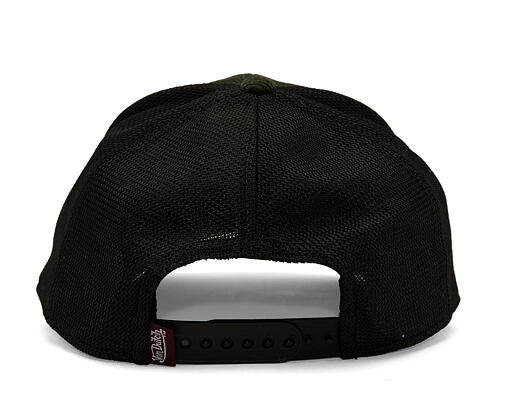 Cap Von Dutch - Corduroy Oval Patch Baseball - Olive / Burgundy