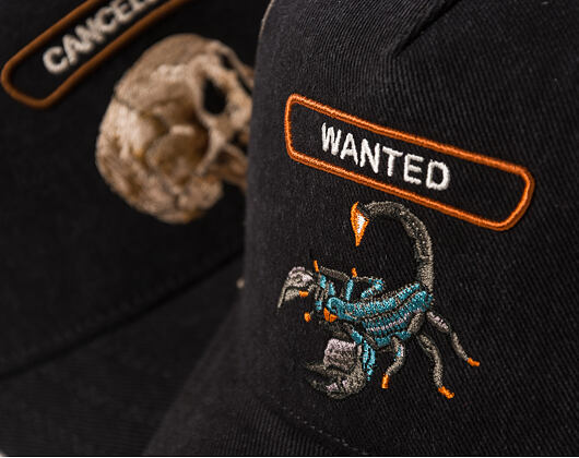 Cap Goorin - Wanted Denim Rocker - Scorpion - Black Denim