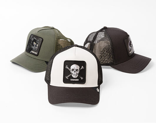 Cap Goorin - Danger Skull And Crossbones - Dust / Black